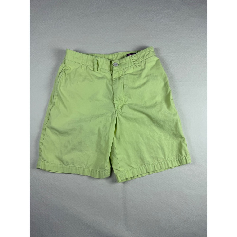 Vineyard Vines Mens 28 Club Short Lime Green Chino Cotton Twill 8.5 Inseam